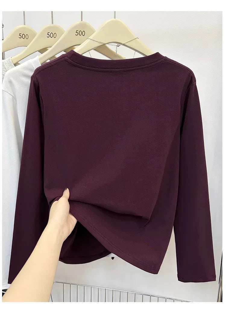 Women's Long Sleeve Base Layer Tee — Crew Neck