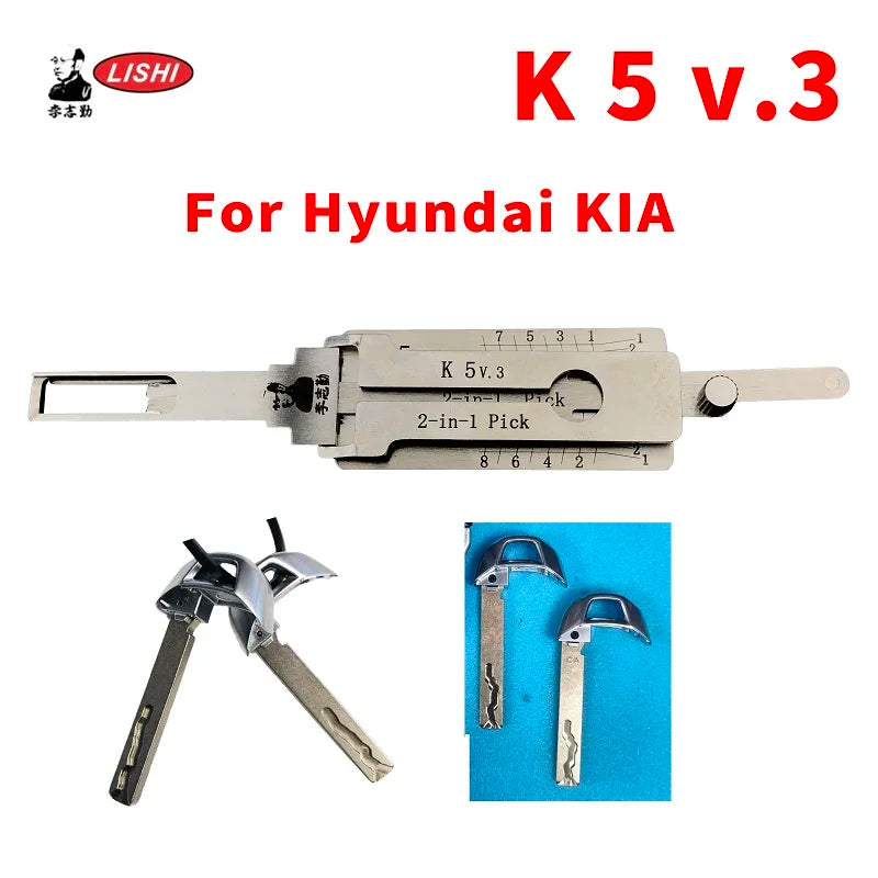8PCS LISHI 2in1 Decoder For Volkswagen Audi Mercedes-Benz Skoda Porsche Ford Chevy Buick Hyundai Toyota BMW Locksmtihs tool