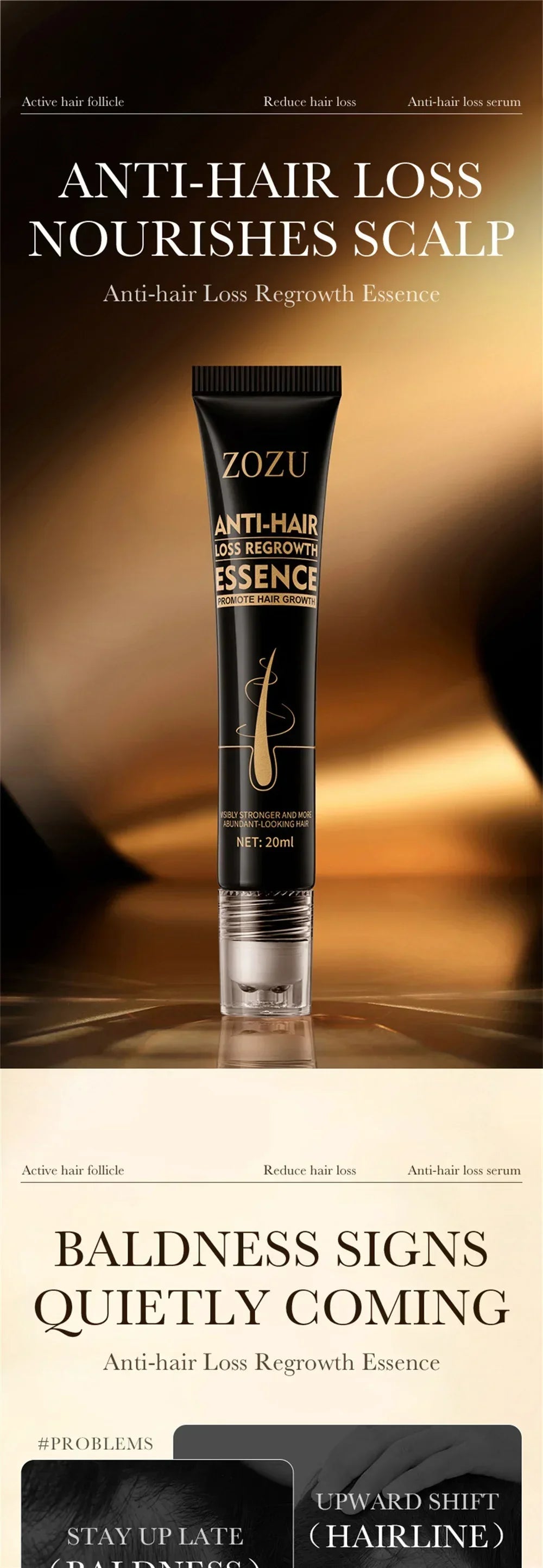 Biotin fast Hair Growth oil Products Care Scalp Massage Treatments Anti Hair Loss Effective Grow Thicker Hair serum for men