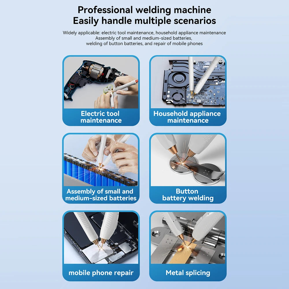 AWithZ UF20B Spot Welder Super Farad Capacitor Spot Welding Machine 18650 Lithium Battery DIY Nickel Sheet Welding Machine EU