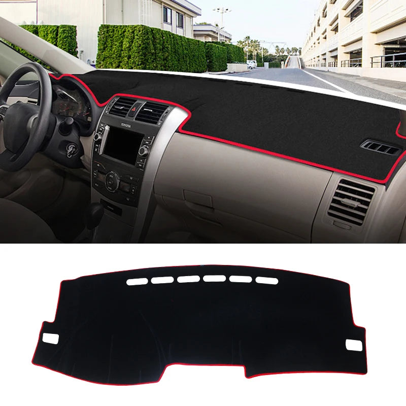 For Toyota Corolla E140 E150 2006 2007 2008 2009 2010 2011 2012 2013 Car Dashboard Cover Mat Avoid Light Pad Anti-UV Case Carpet