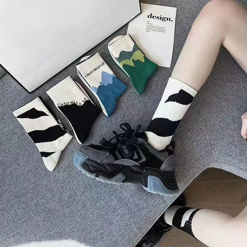 Men's Cotton Blend Crew Socks, 5 Pairs