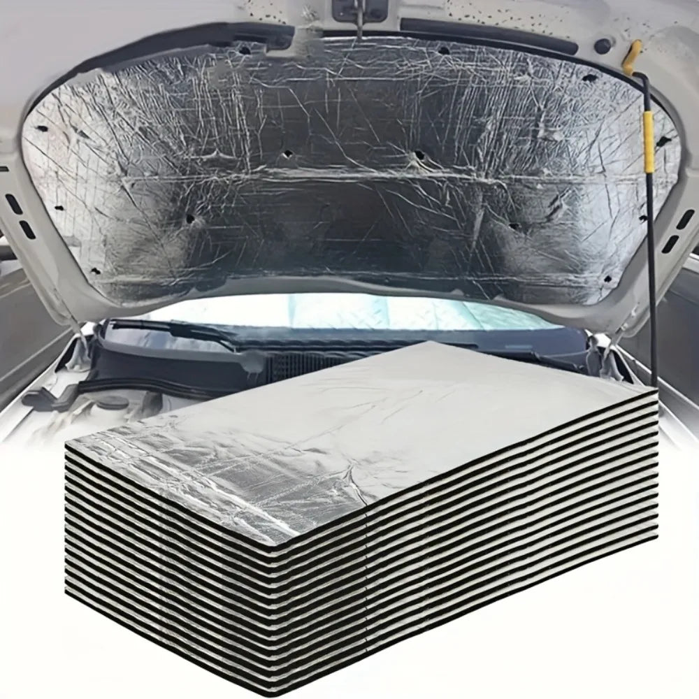 Car Sound Deadening Foil Mat, 25 x 18 cm - 10 Pack