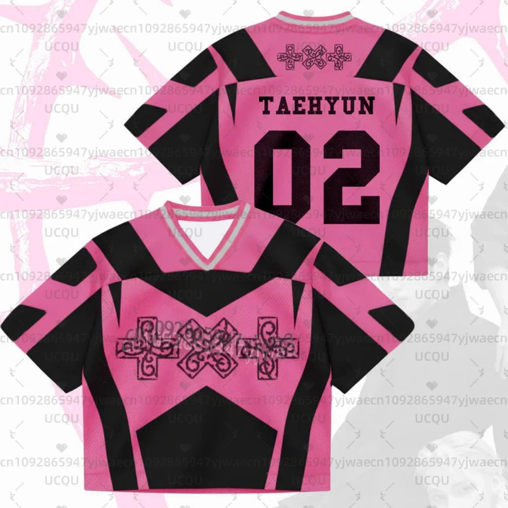 Summer Men's&Women's Album 7th Year TXT Jersey Gift For Lovers Tee Fan Gift Plus Size Fashion Street Top Casual T-shirt