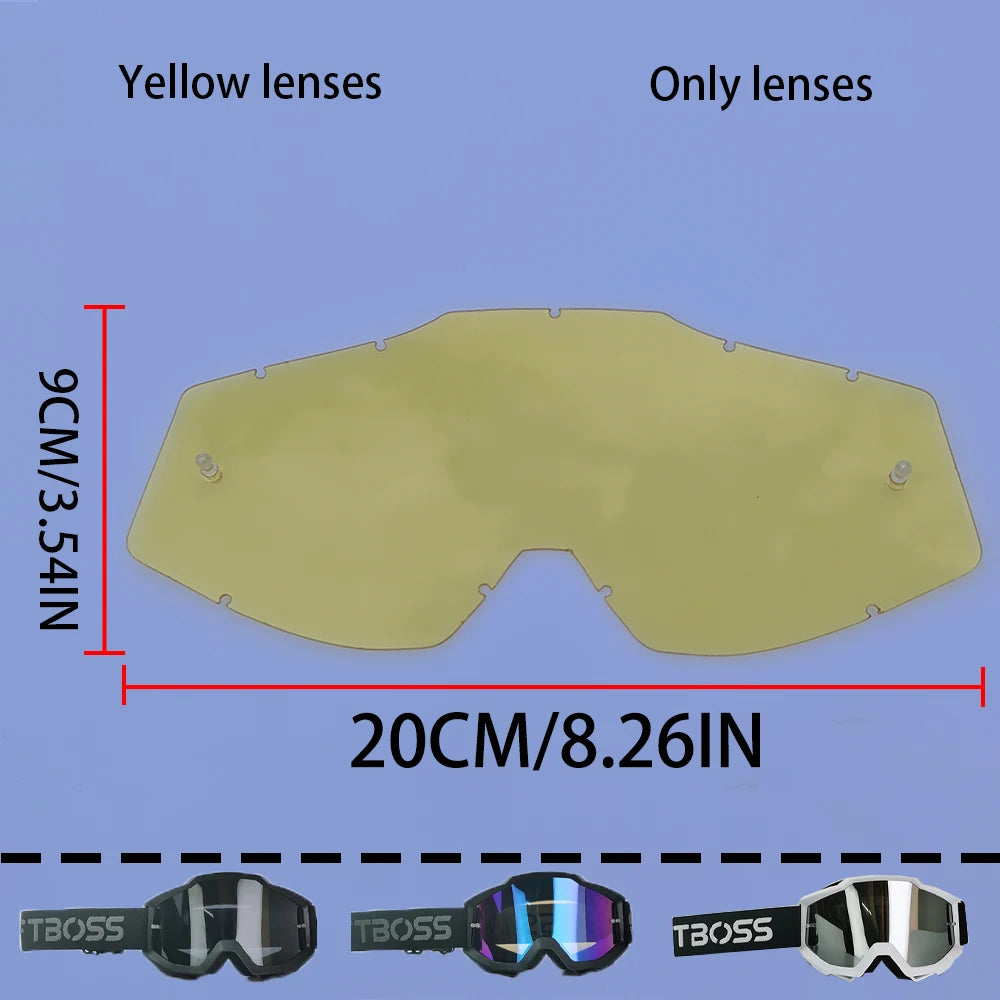 Motocross Goggles, Windproof Ski and Dirt Bike Goggles