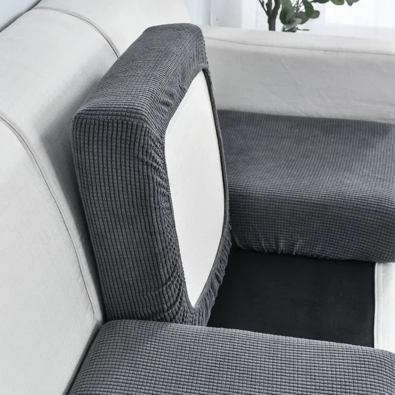 Polar Fleece Sofa Seat Cushion Cover Elastic Sofa Covers for Living Room Pet Kids Mat Chair Cover Furniture Protector 10 Sizes