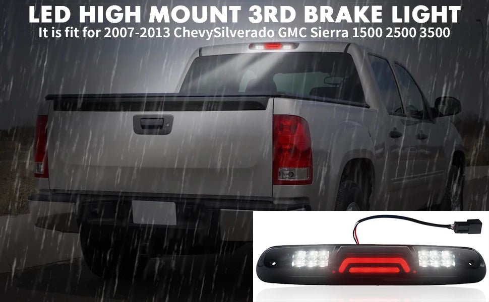 LED Third Brake / Cargo Light — Chevrolet Silverado & GMC Sierra 1500/2500/3500 HD (2007–2013)