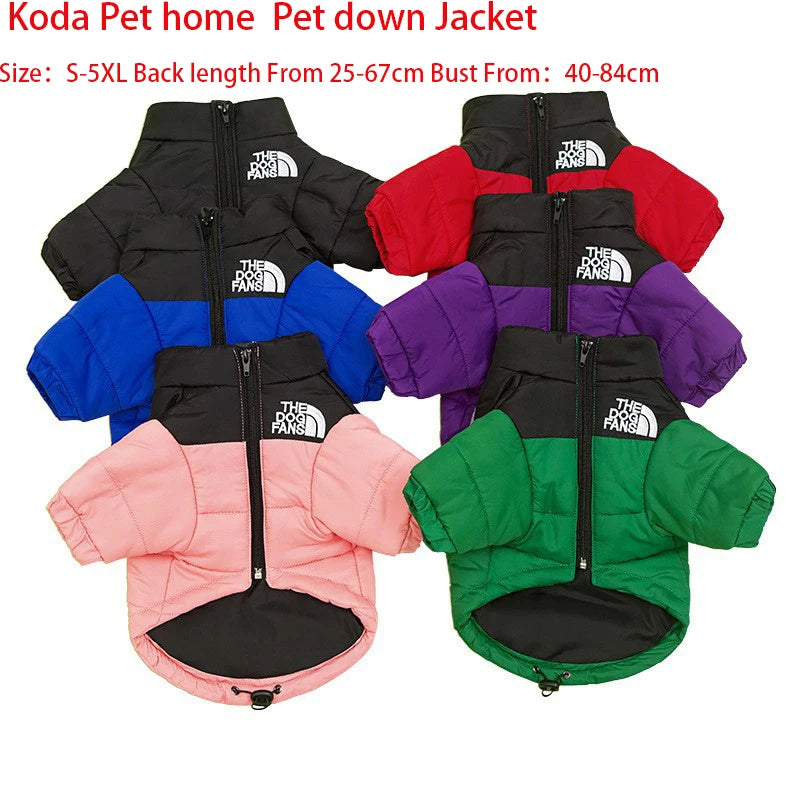 Full-Body Dog Snow Jacket - Zippered Reflective Winter Coat - photo 2