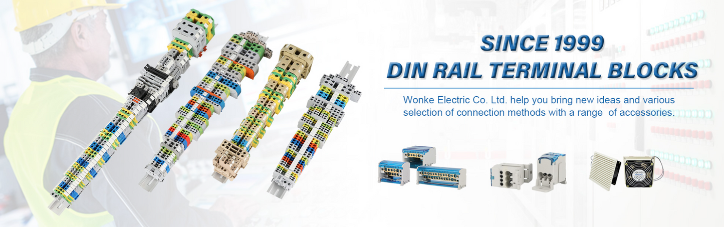 10Pcs UK 2.5 Terminal Block UK2.5B Screw Connection Connect Strip 2.5B 2.5mm² Cable Electrical Din Rail Wire Connector