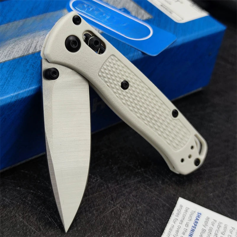 BM 533 Bugout Axle Lock Folding Knife S30V Steel Blade Nylon Fiber Handle Outdoor Camping Survival EDC Practical Cutting Knife