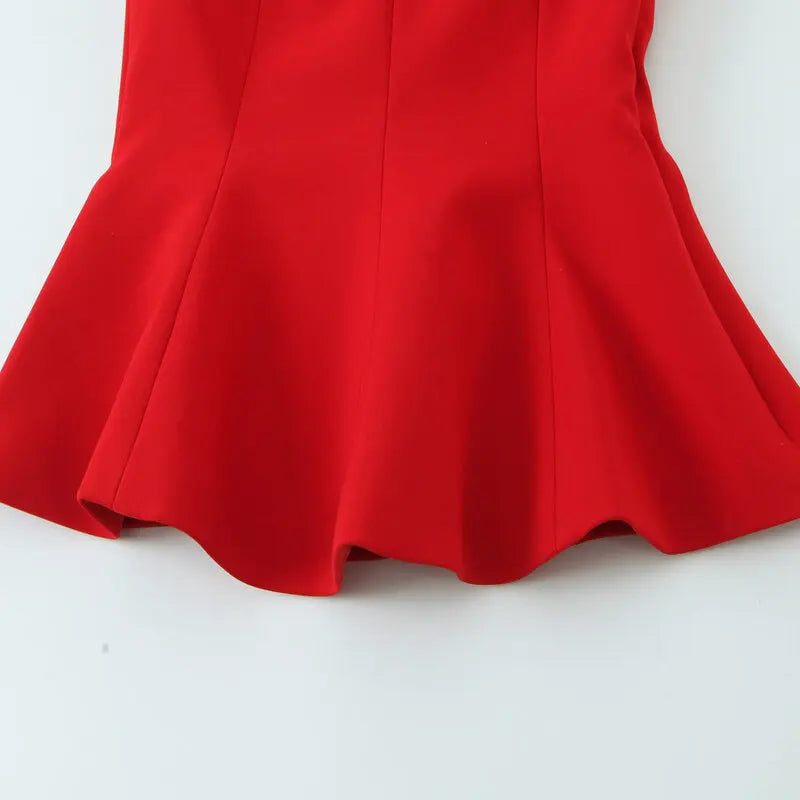 Ele Bal Crop Top Women's Faion Spring Summer Slim Fit Elastic Skirt Sle Hemline New Arrival Vest Strap Tops