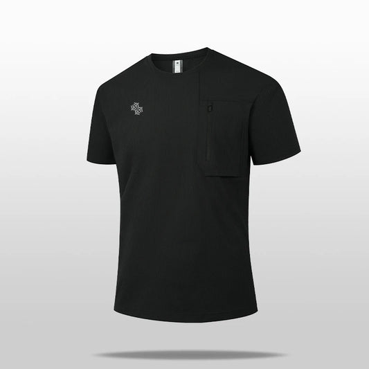 SBWL Summer Men's Casual Outdoor Sports High-Quality Quick-Drying T-Shirt Running Sports Short Sleeve Tees