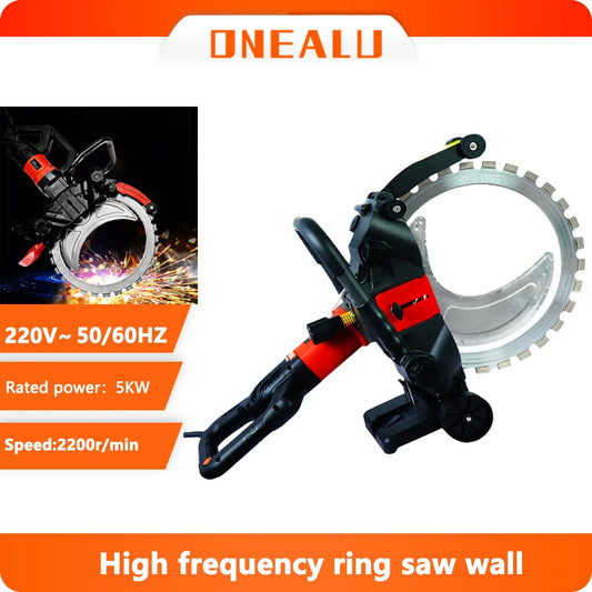 Can cut 30CM Concrete Saw High Frequency Brushless Ring Saw Electric Concrete Cutter Wall Cutting Wet Saw For Stone Cutting