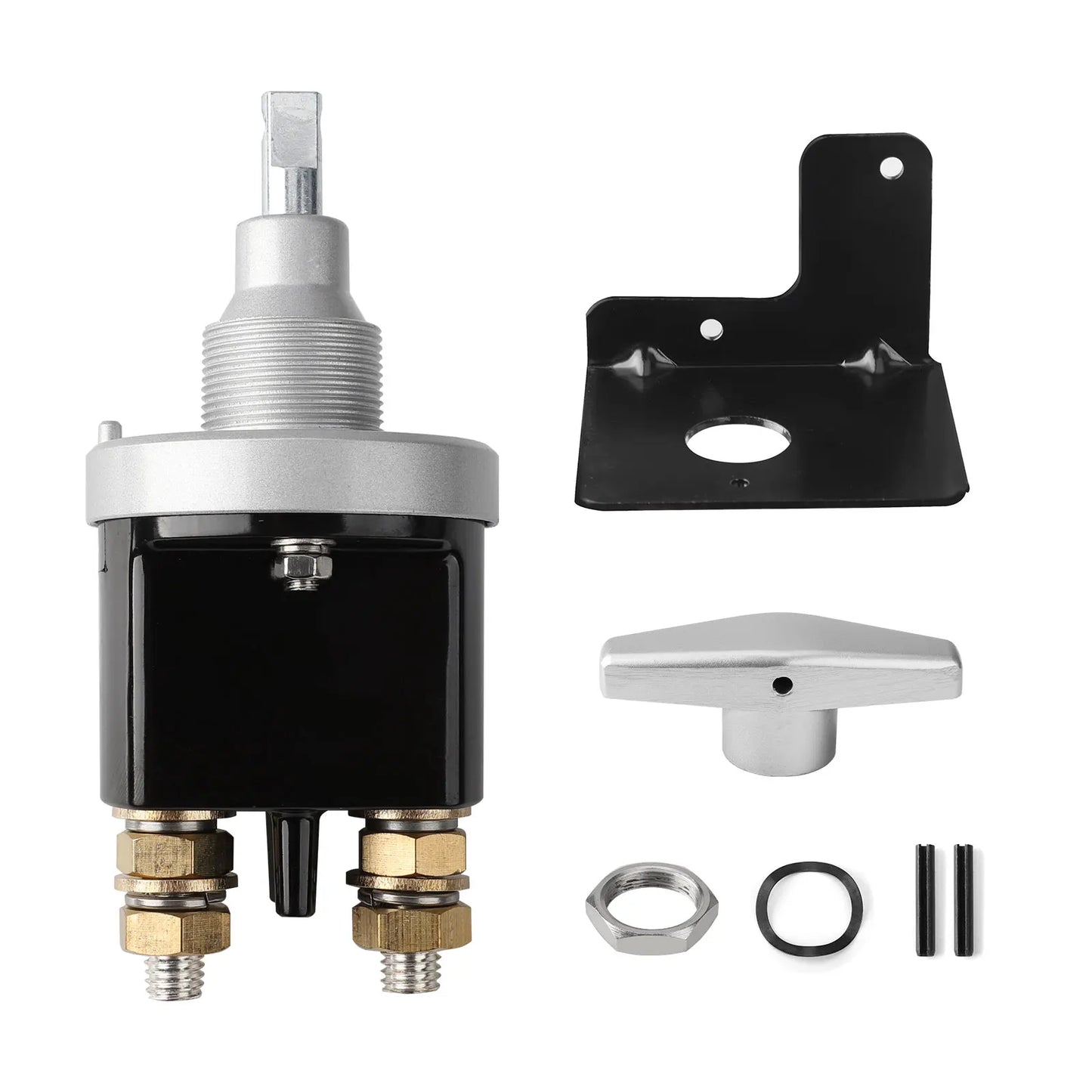 1500A Battery Circuit Cutter Disconnecter Isolator Heavy Duty Battery Kill Mass Switch With Keyhole For RV Camper Van Truck Boat