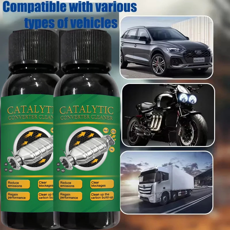 Powerful three-way catalytic cleaner, catalytic converter, all-purpose cleaning, removal of sludge and carbon deposits OF7^ar_1