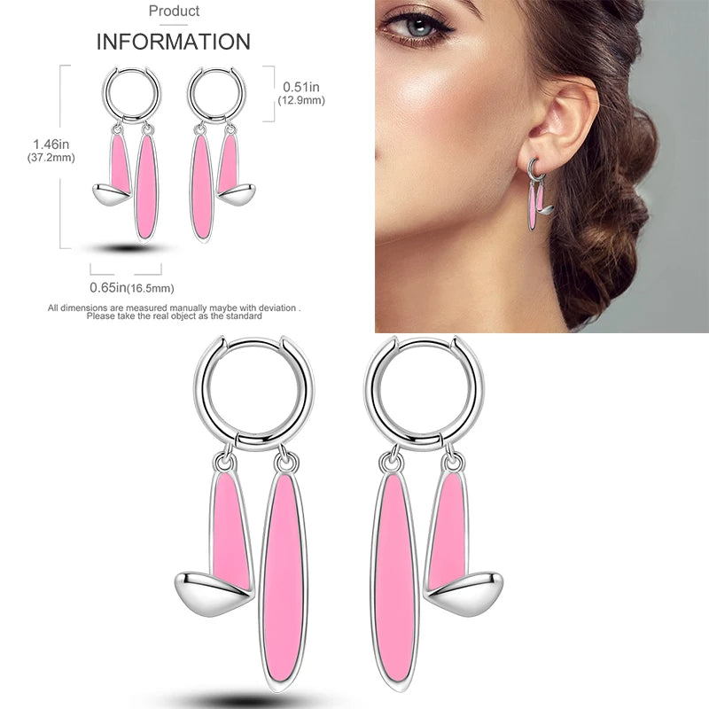 Sparkling Gold Woman Hoop Earrings 925 Sterling Silver Butterfly Colored Zirconium Earrings for Women Jewelry Anniversary Gift