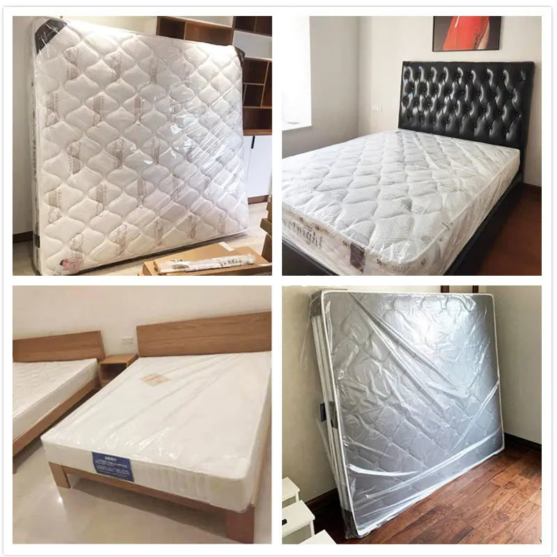Thickened Mattress Packing Bag for Moving Durable Practical Bed Storage Bag Transparent Pe Plastic Reusable Furniture Dust Cover