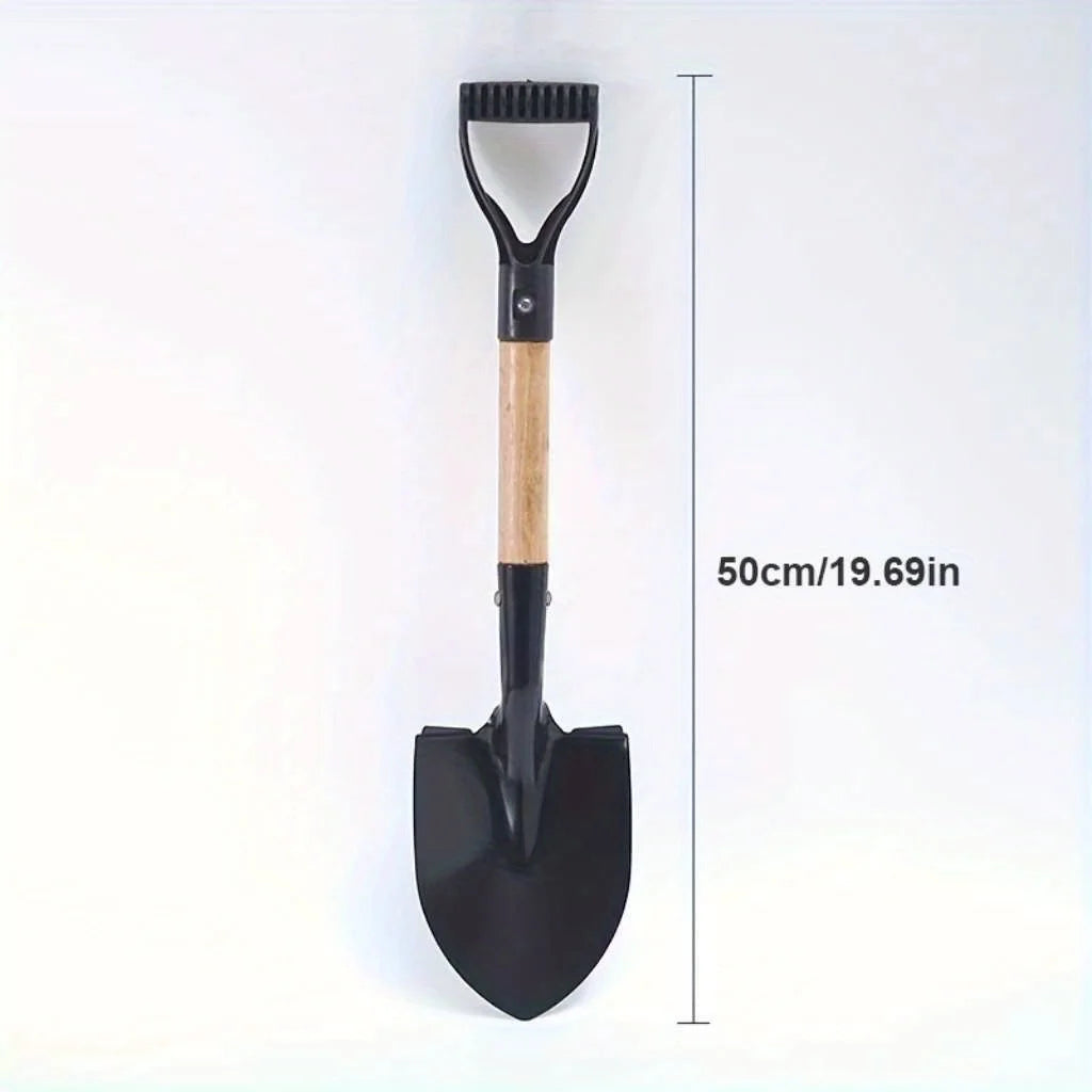 Manganese Steel Digging Shovel — Rustproof Garden Scoop for Camping & Beach