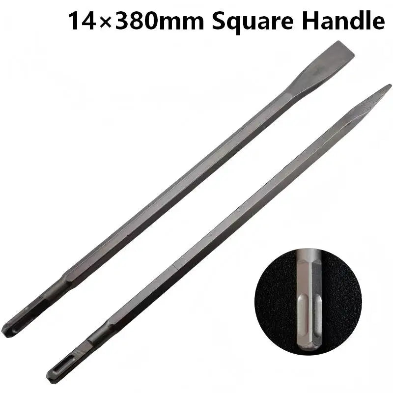 SDS-Plus Chisel Set 380mm — Point, Groove & Flat Chisels for Concrete & Brick