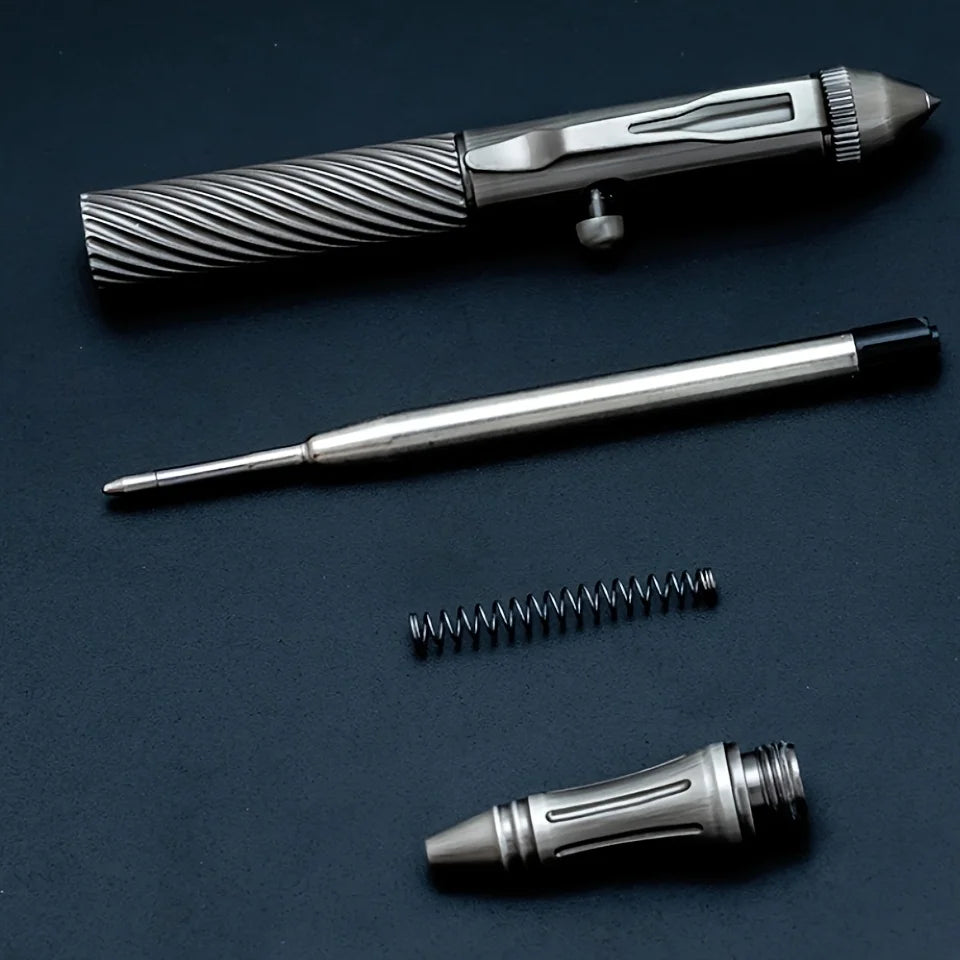 Elegant Brass Ballpoint Pen with Tungsten Steel Nib