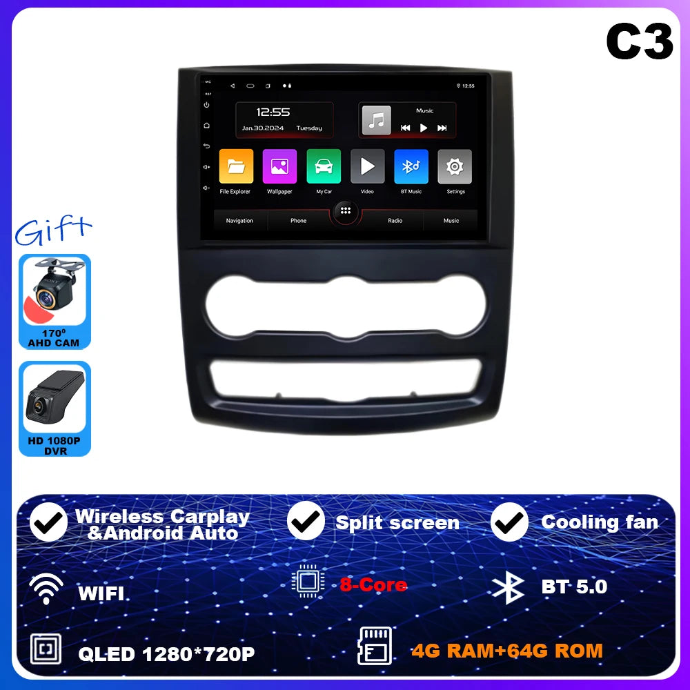 10" CarPlay+auto Android 16 For VW Crafter For Mercedes Benz Sprinter Car Radio Multimedia Video Player GPS stereo 5GWIFI+4G DSP