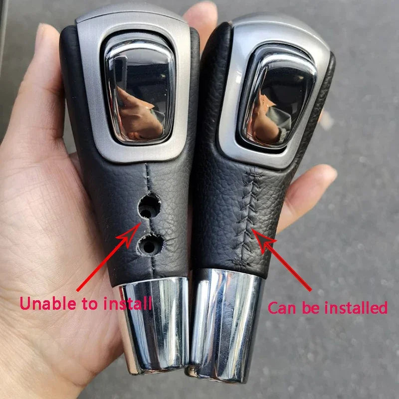 For Chevrolet Cruze Kopac Orlando Car Automatic Transmission New Leather Gear Stick Head Shift Gear Rod Shifter Gear Shift Knob