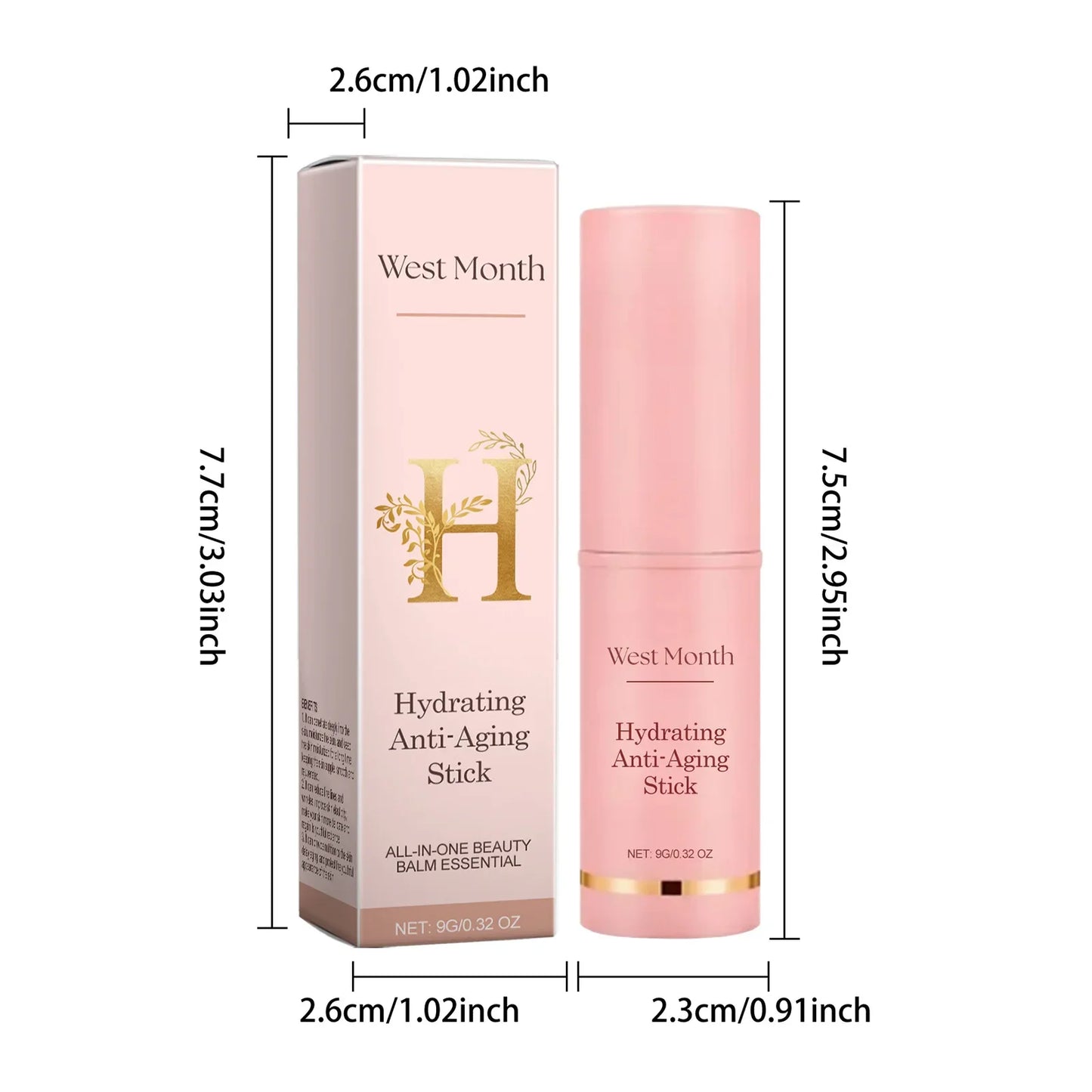 Eelhoe Collagen & Hyaluronic Acid Multi Bounce Balm Stick 9g – Instant Anti-Aging, Wrinkle Reduction, Brightening & Moisturizing | CPNP Certified