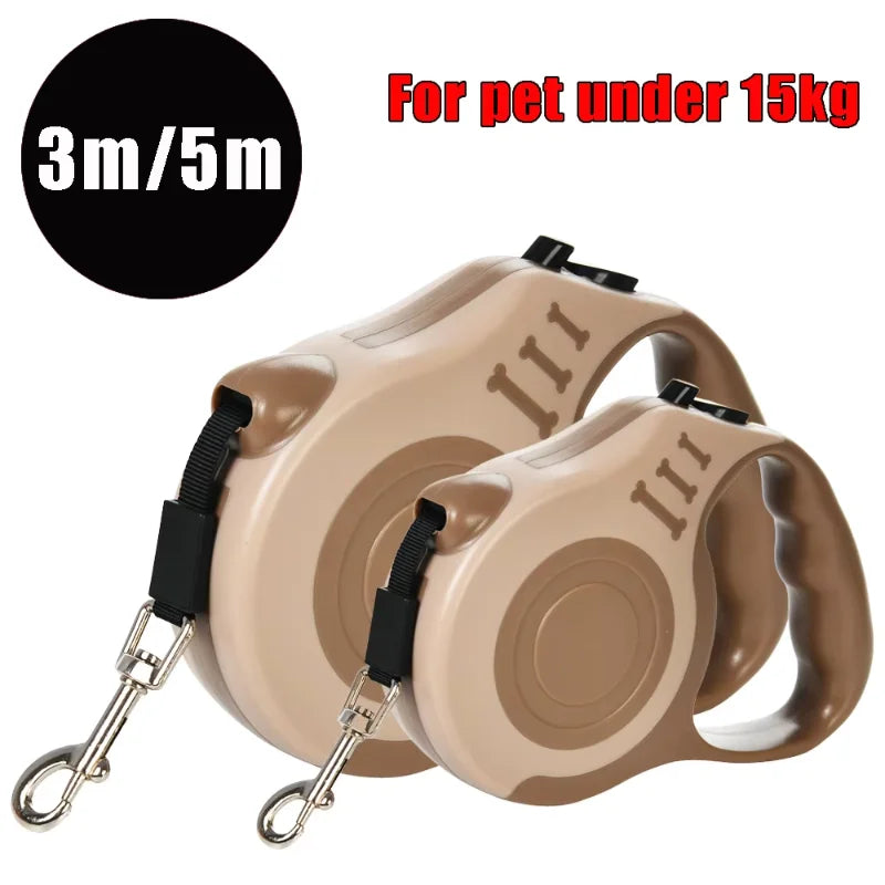 3 m / 5 m Automatic Dog Leash - Small & Large Dogs