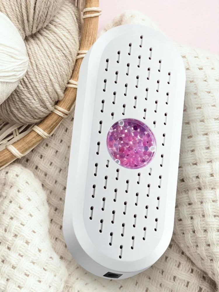 Mini Dehumidifier Cycle Portable Moisture Absorbers Reusable Hygroscopic Machine USB Charging for Wardrobe Shoe Cabinet Bookcase