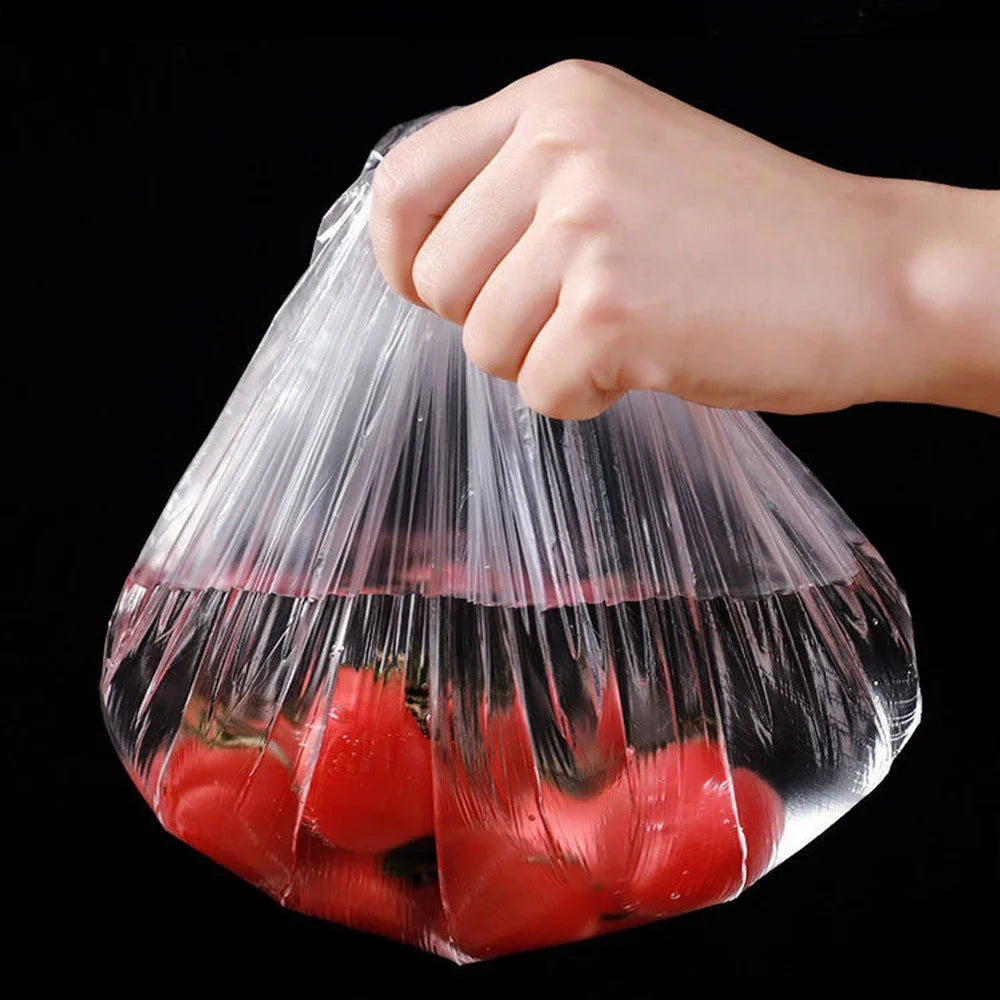 OIMG Reusable Food Wrap Storage Covers Bags For Bowl Elastic Plate Silicone Lid Cover Kitchen Fruit Plastic Fresh-Keeping Seal