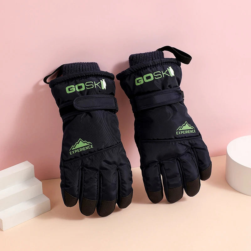 Kids Winter Ski Gloves - Thick Anti-Slip Snow Mittens - photo 10