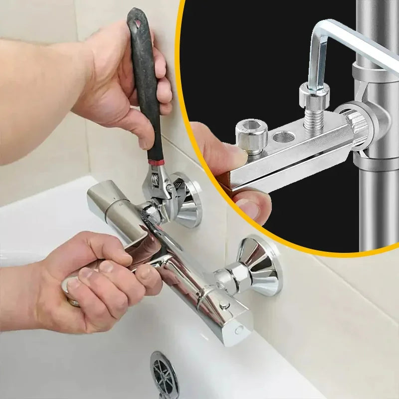 Universal Extractor for Water Pipe Breakage Multi Specification Wire Extractor Water-tap Screw Remover Angle Valve Repair Tools