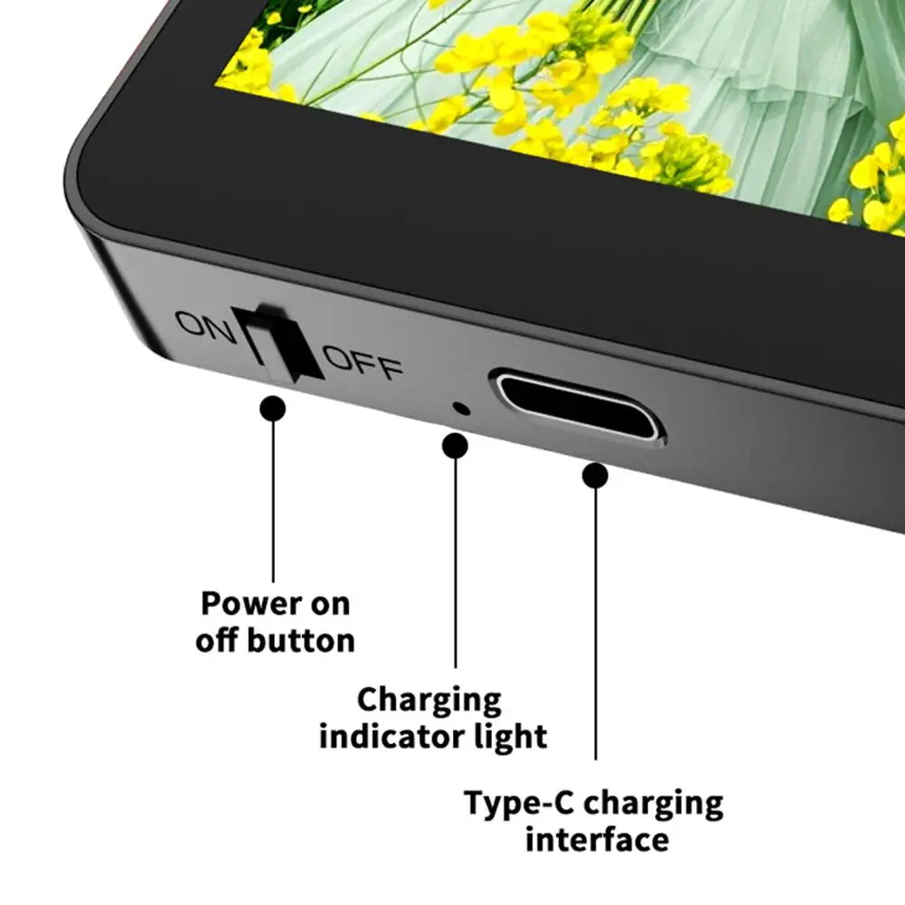 Magnetic Cell Phone Vlog Self Timer Monitor Screen Using Rear Camera Monitor For Live Streaming Creating Content Self-Timer
