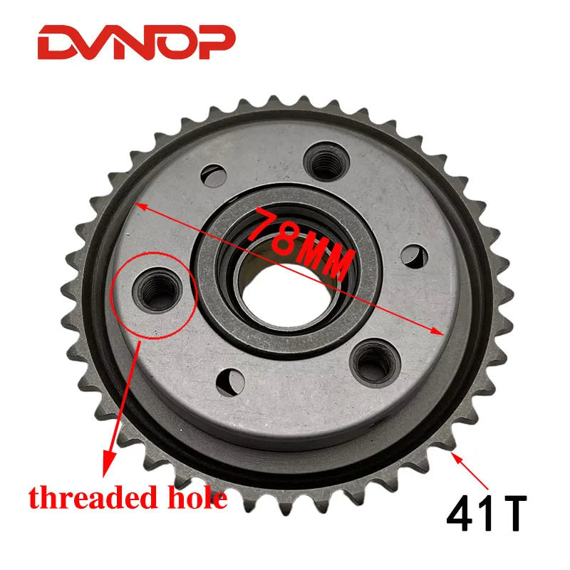 Motorcycle Engine parts one way Starter Clutch Overrunning Clutch Gear For HONDA CA250 CBT125 CM125 DD250 JH250 CBT250 DD350