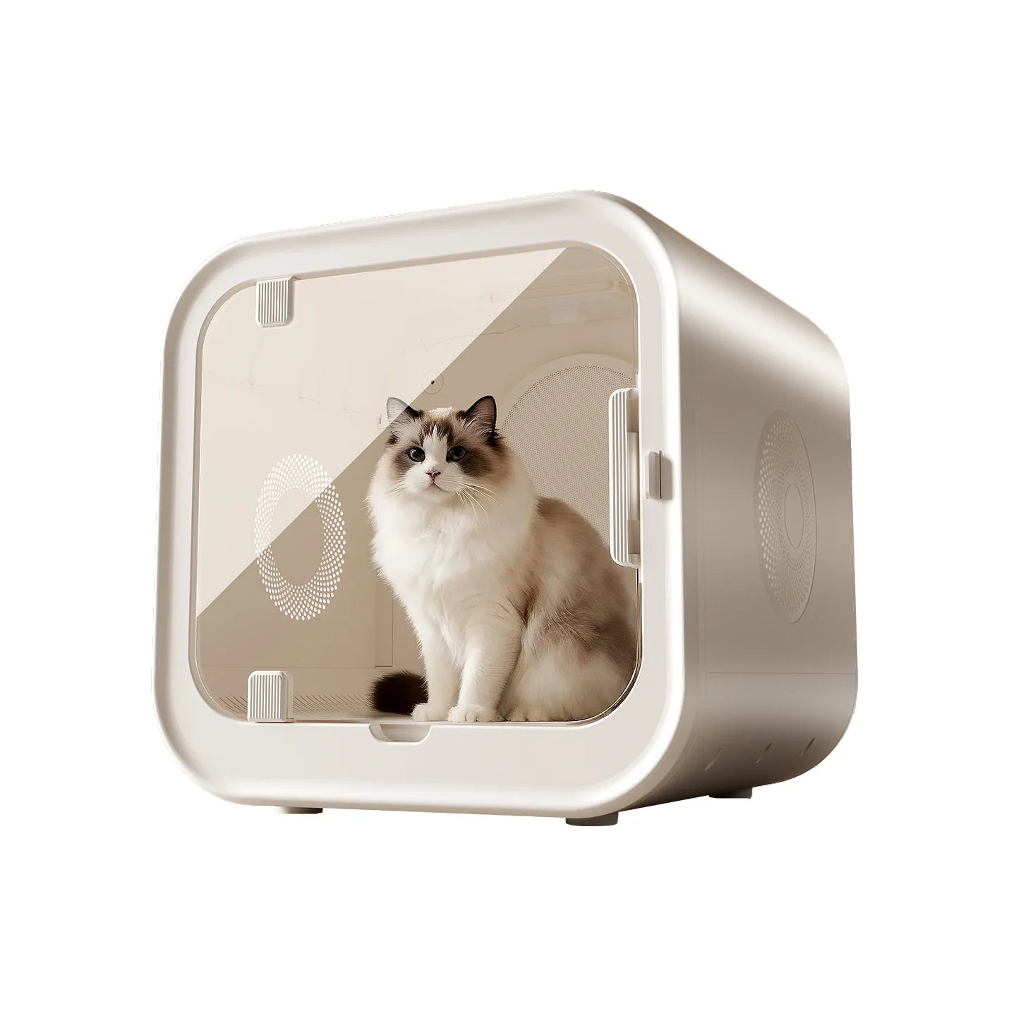 Ultra Quiet Pet Dryer Box – Portable Low-Noise Cat & Dog Grooming Hair Dryer Machine | Large Capacity | US/EU/UK/AU Plug