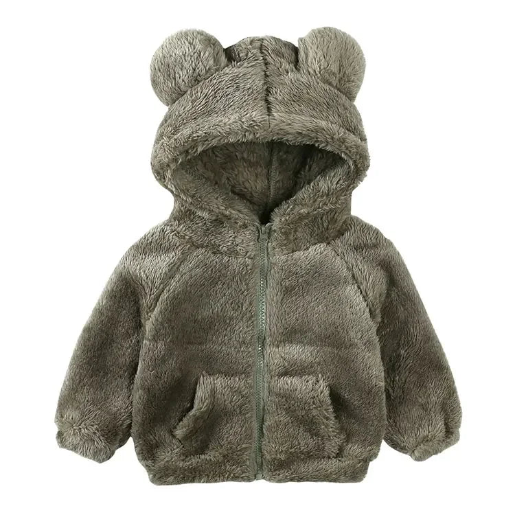Girls Cartoon Hooded Winter Coat - Thick Warm Jacket, 1-6 Years - photo 8