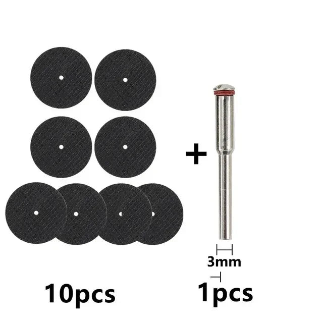 11/21/54pcs Abrasive Cutting Disc 32mm With Mandrels Grinding Wheels For Dremel Accesories Metal Cutting Rotary Tool Saw Blade