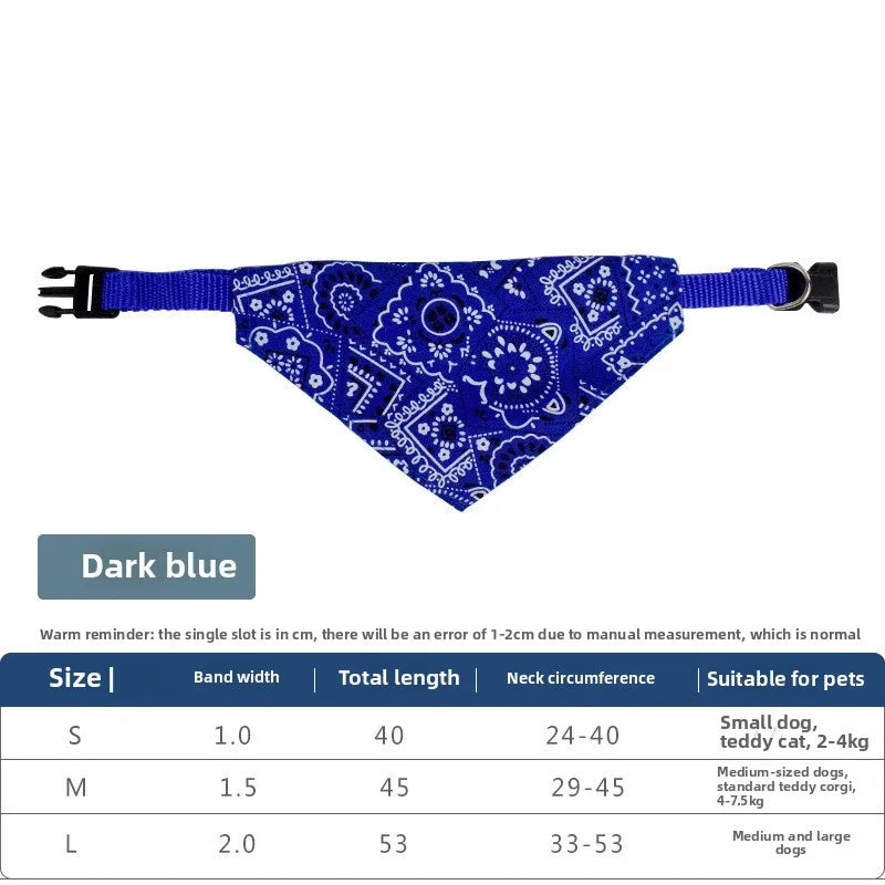 Adjustable Triangle Pet Scarf - Bandana Bib for Cats and Dogs - photo 8