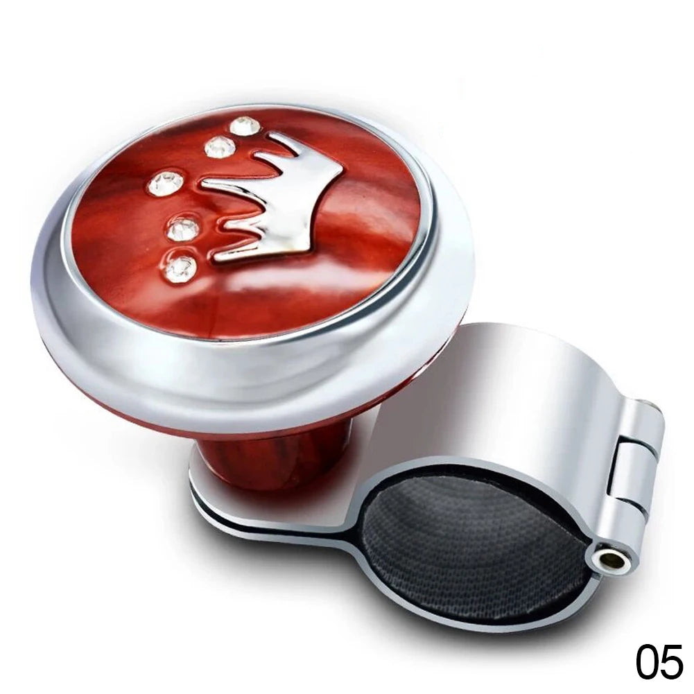 Car Steering Wheel Auto Truck Power Spinner Booster Aid Knob Ball Handle Clamp Car Accessories Professional Supplies Universal
