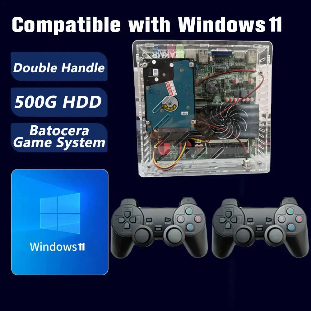 Super Console U7 Dual-System Console — 4GB RAM, 60+ Emulators, Plug-and-Play TV