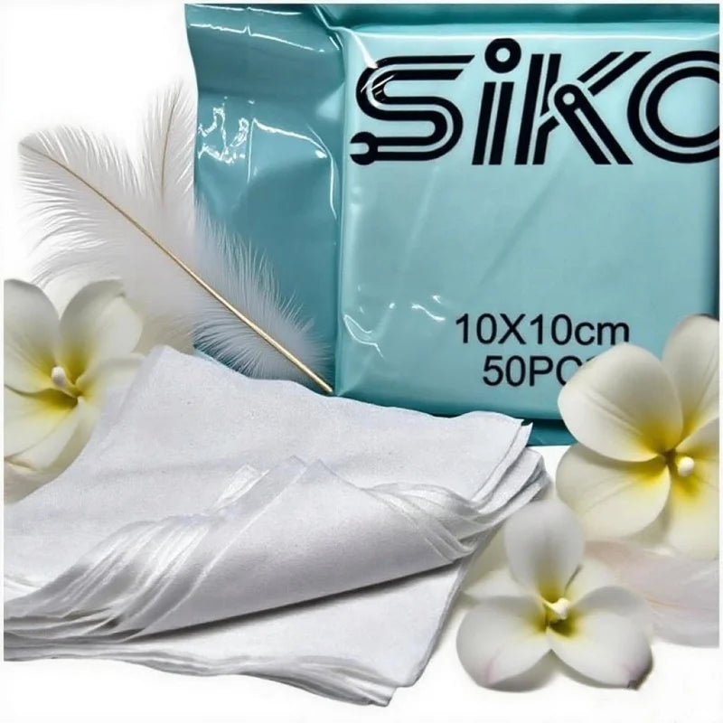 High-Quality Dust-Free Cloth 10x10cm Muti-choice Ultra-Soft Microfiber Cleanroom Wiper for PCB Watch Jewelry & Smartphone Repair