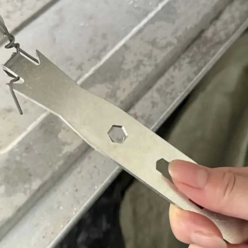 Stainless Steel Fence Wire Twister Heavy Duty Barb Binding Wire Tightener Multifunctional Tensioning Tool