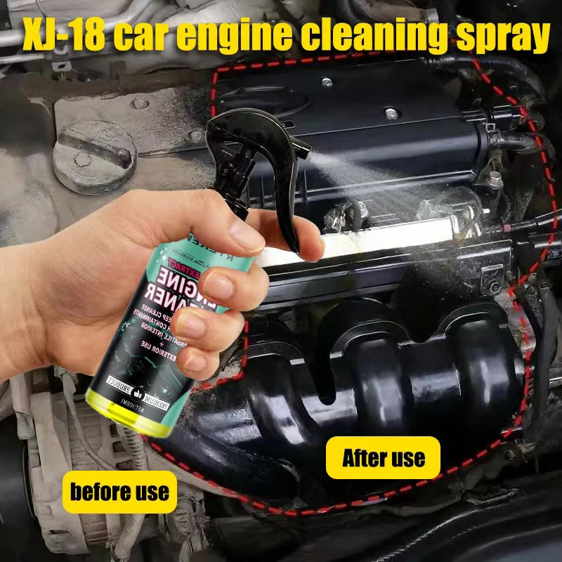 Car Engine Bay Cleaner — Waterless Oil and Grease Remover Spray