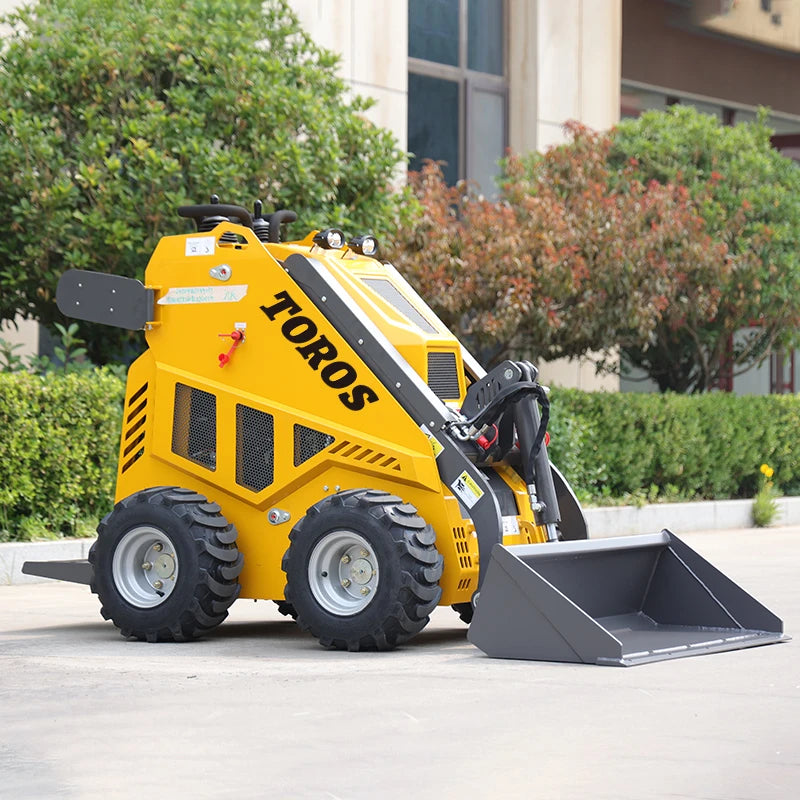 TOROS Small  Wheel Skid Steer Laoder Wholesale Customize Mini Skid Steer Loader Chinese High Quality Minicargador Customizable