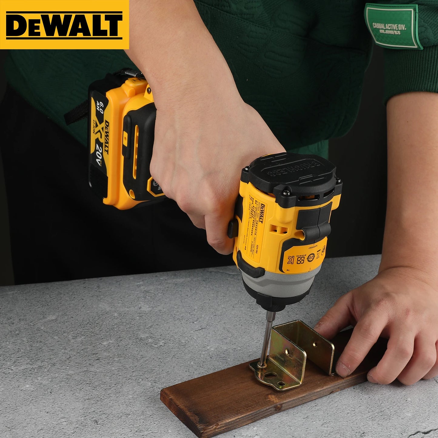 DeWalt Dcf850 Brushless Lithium Electric Screwdriver Electric Drill Woodworking Screwdriver Impact Drill Adjustable Speed