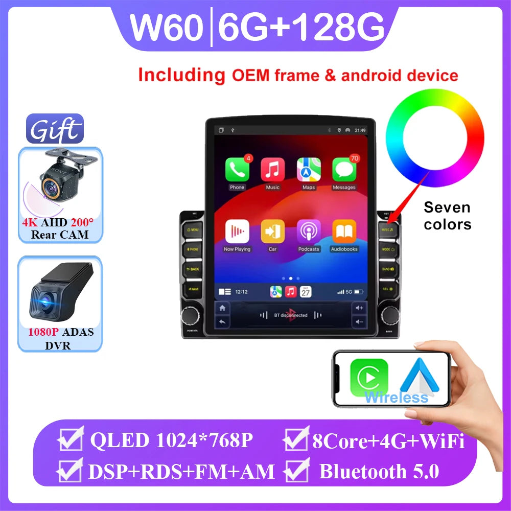 Car Android 15 For Renault Master Nissan NV400 Opel Movano 2010 - 2021 Navigation Touch Screen Multimedia Player Head Unit GPS