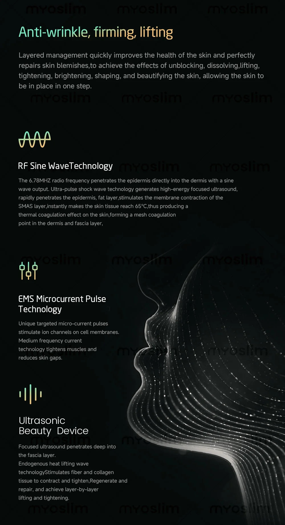 Portable RF Lift Machine — Facial & Body Skin Firming Device