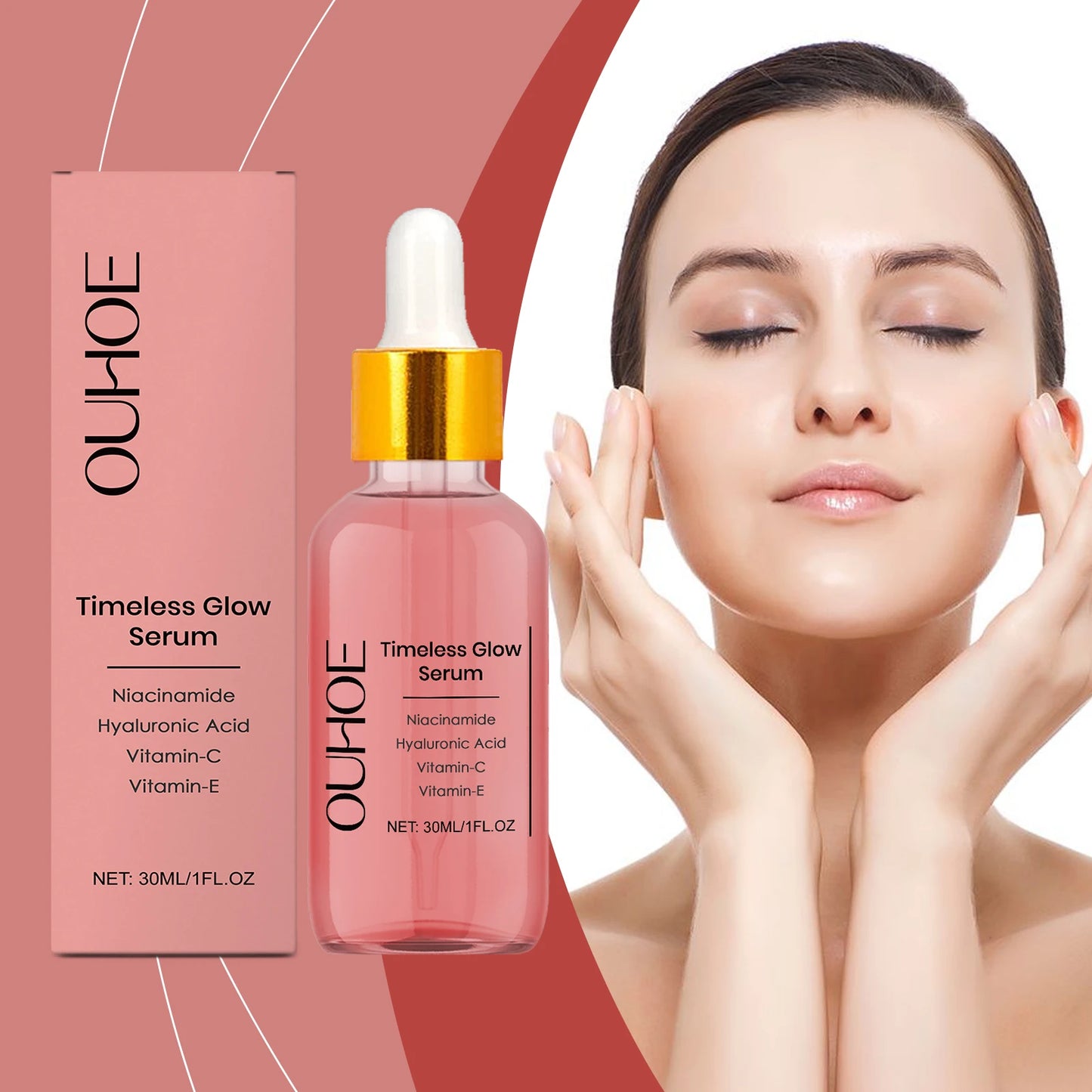 Hyaluronic Acid Firming Essence, Hydrating, Firming, Lightening And Smoothing Fine Lines Face Essence