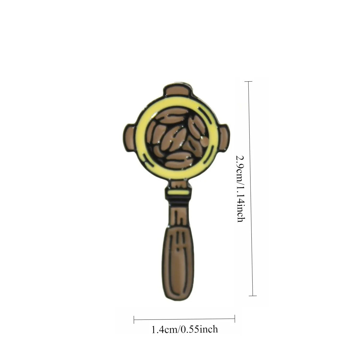Coffee Cup Pin Badge - Cute Cartoon Brooch for Bags & Jackets - photo 8