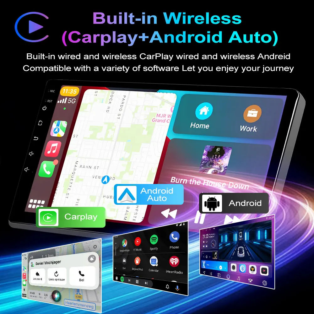 Android Carplay Auto For Toyota RAV4 Rav 4 2005 - 2009 2010 2011 2012 2013 Car Radio Multimedia GPS Player Stereo WIFI 4G BT DSP